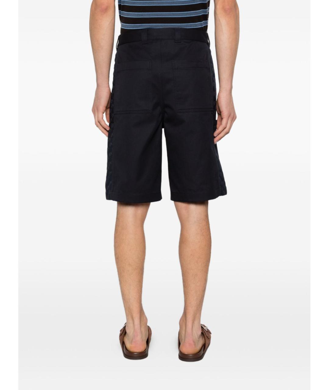 GUCCI Синие хлопковые шорты, фото 5