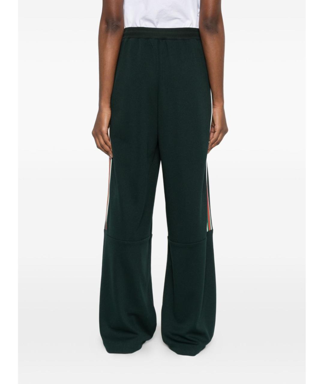 GUCCI Зеленые полиэстеровые спортивные брюки и шорты, фото 4