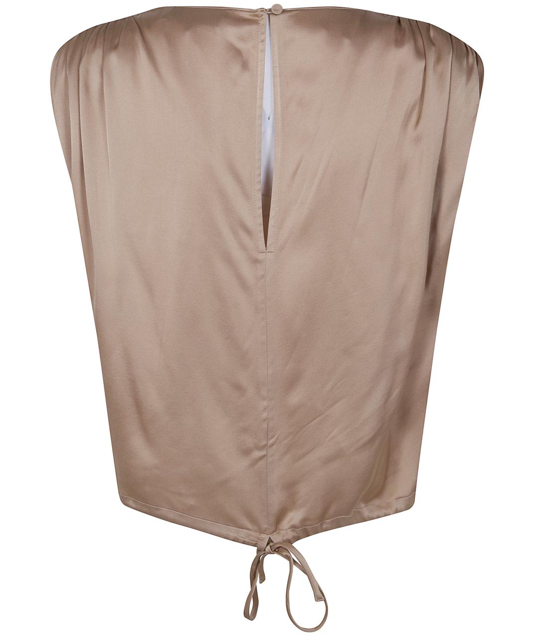 BLUGIRL Коричневая вискозная блузы, фото 2