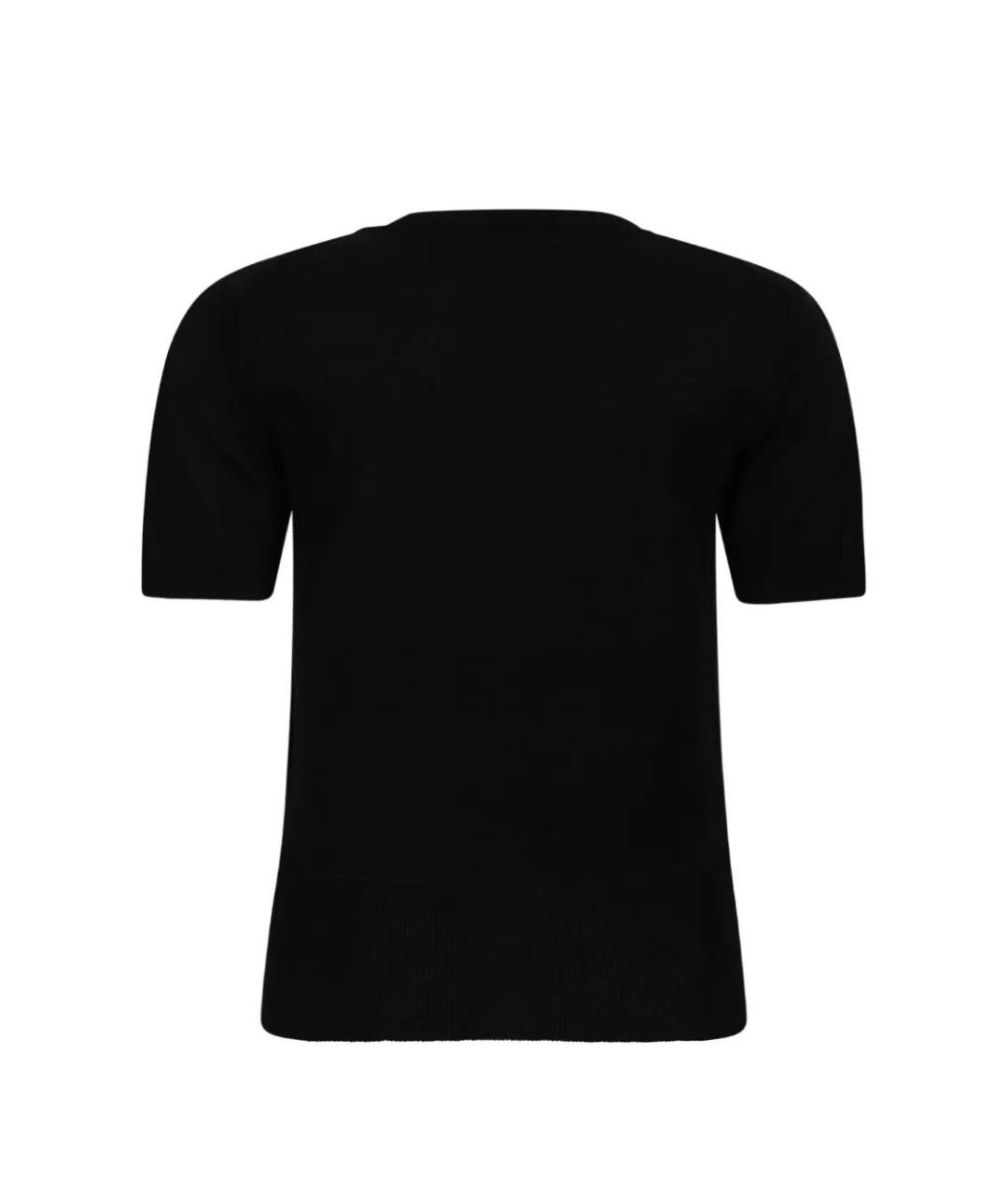 VIVIENNE WESTWOOD Черная хлопковая футболка, фото 2