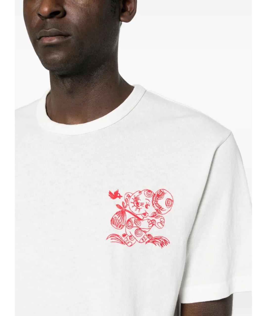 KENZO Белая хлопковая футболка, фото 2