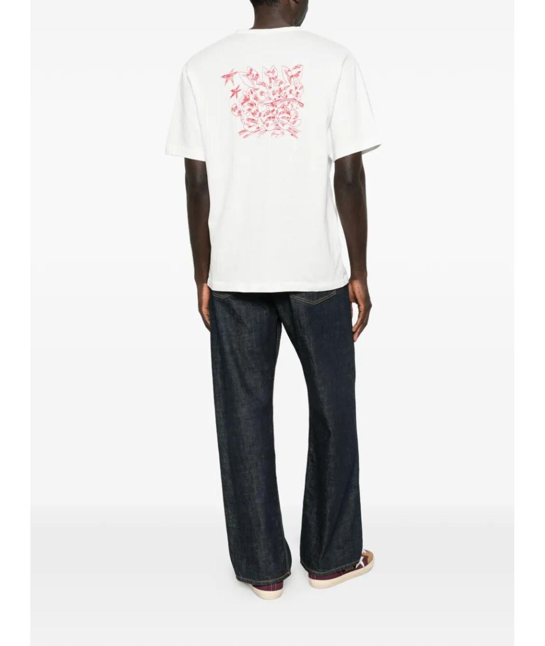 KENZO Белая хлопковая футболка, фото 4