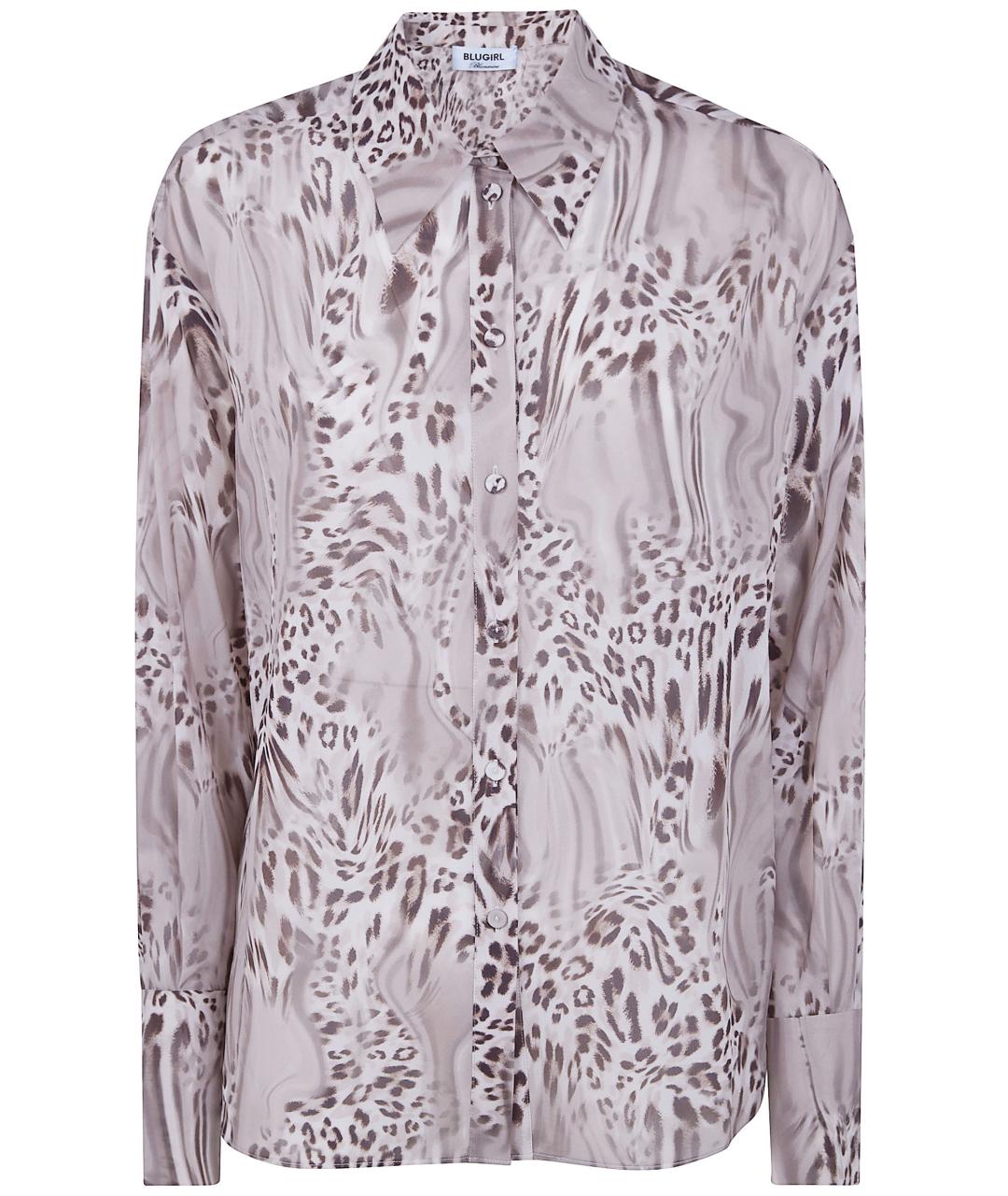 BLUGIRL Мульти шелковая рубашка, фото 1