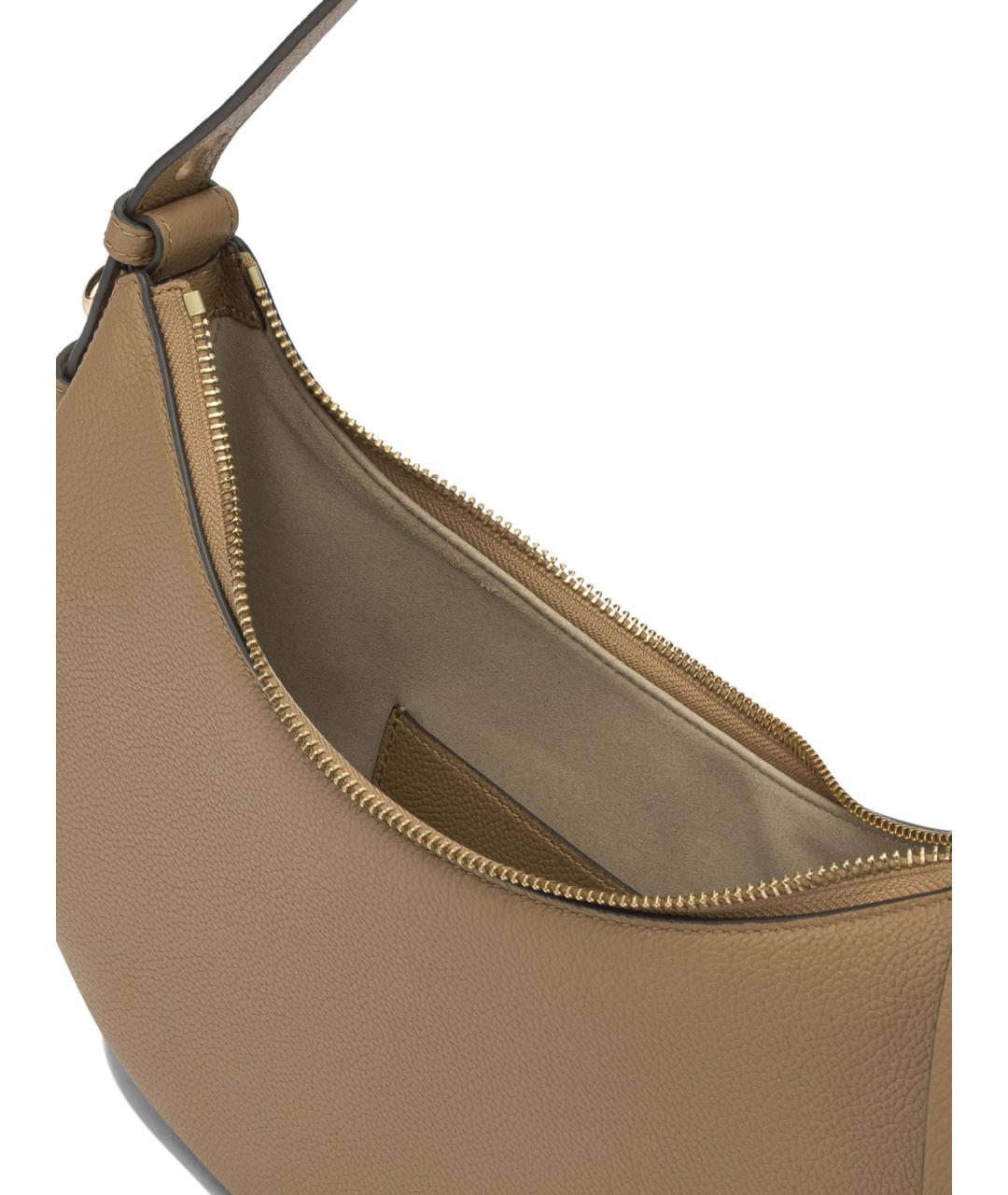 TORY BURCH Коричневая кожаная сумка через плечо, фото 5