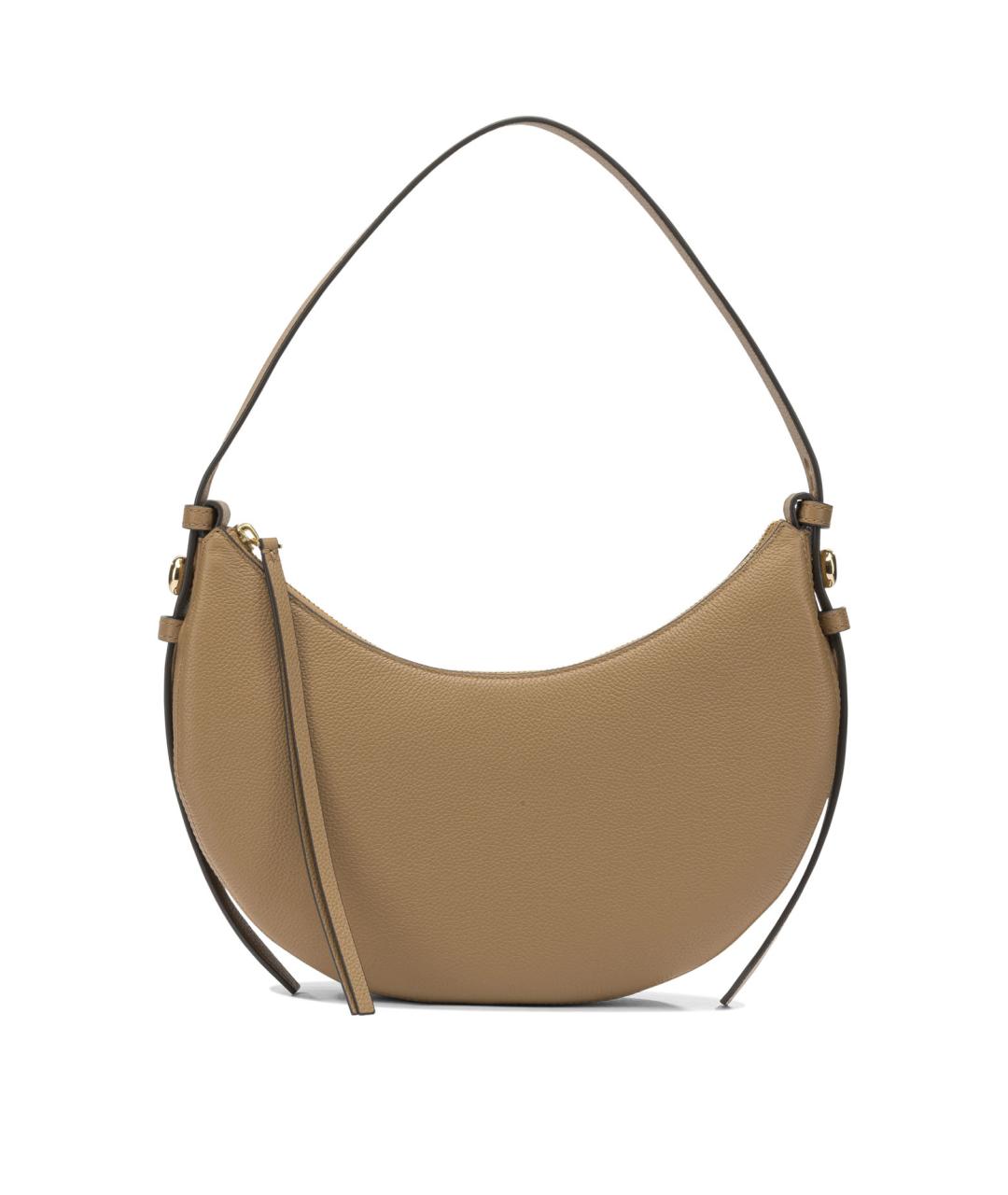 TORY BURCH Коричневая кожаная сумка через плечо, фото 1