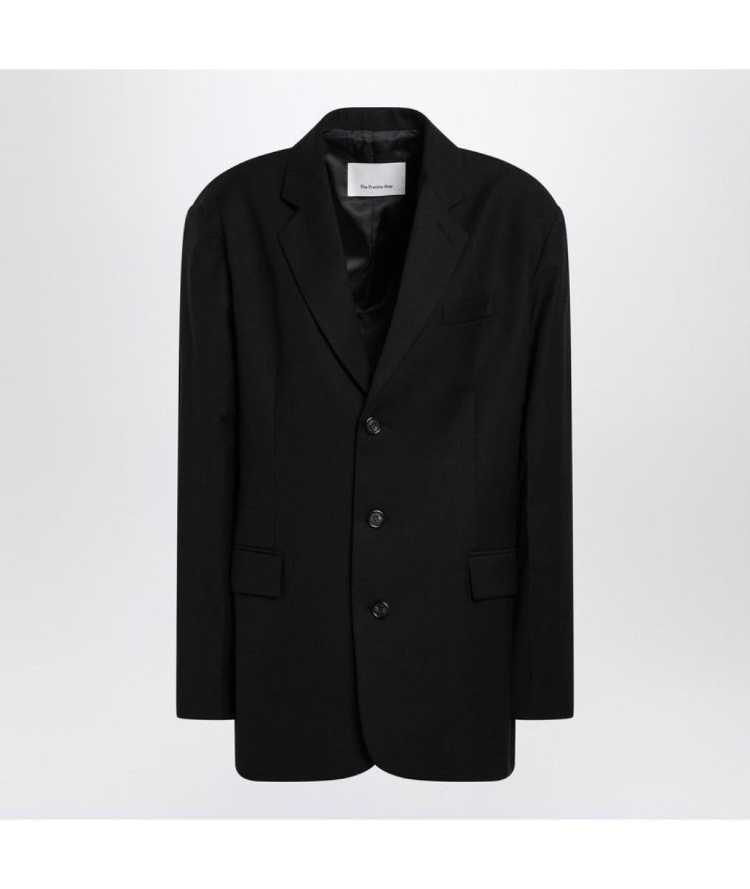 THE FRANKIE SHOP Черный полиэстеровый жакет/пиджак, фото 3