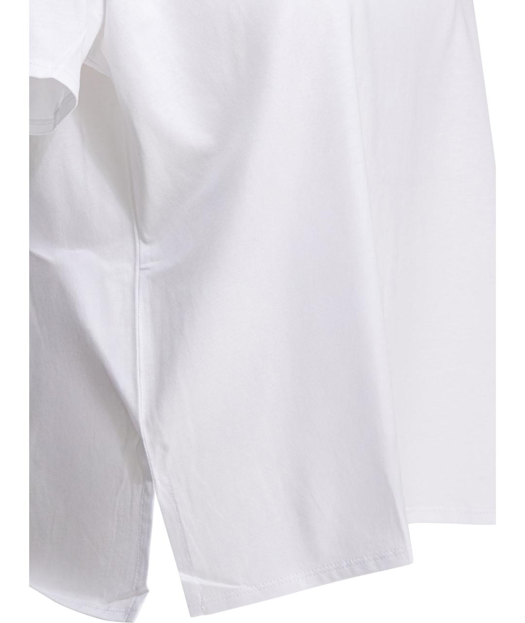 LOULOU STUDIO Белая хлопковая футболка, фото 4