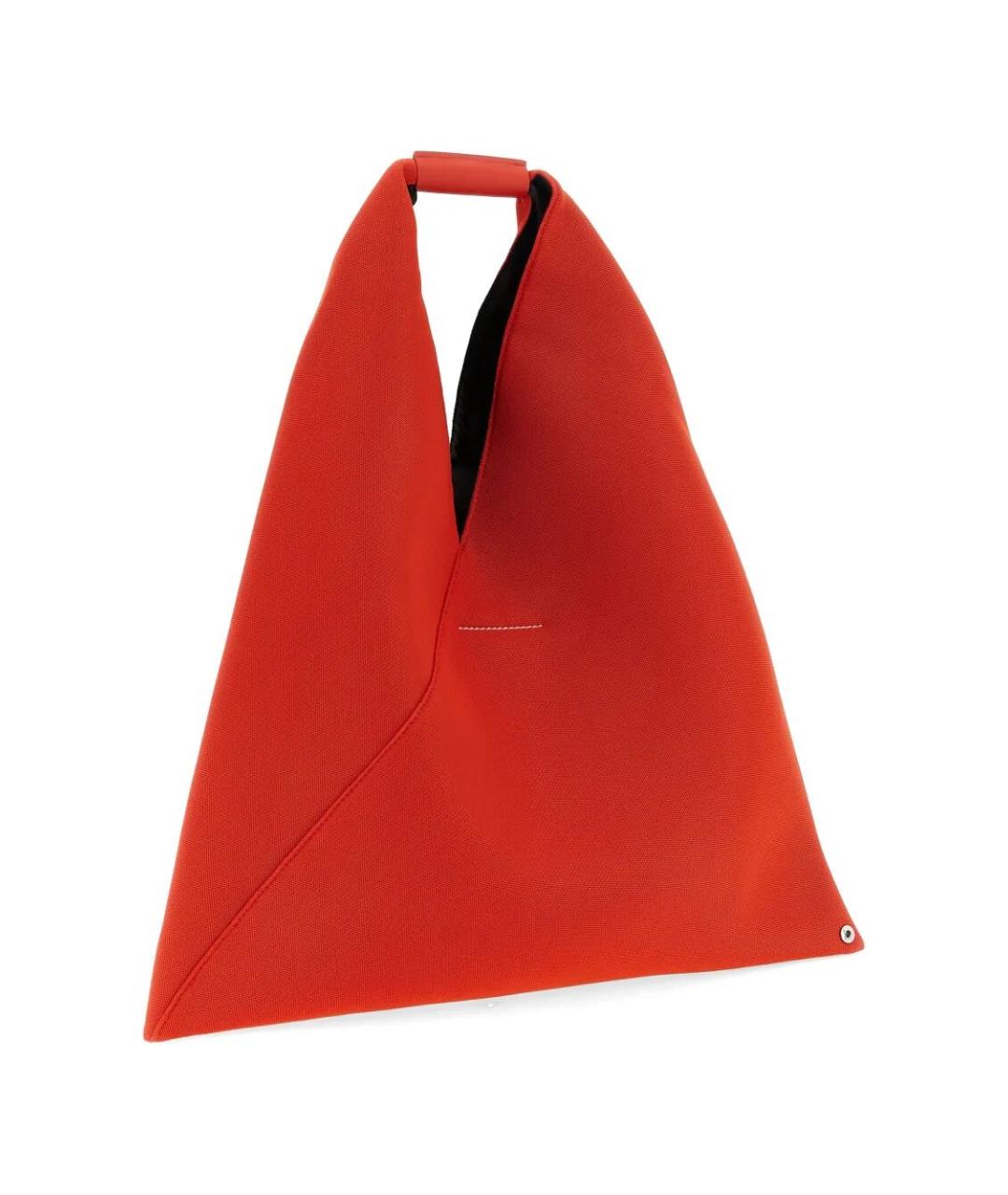 MM6 MAISON MARGIELA Красная тканевая сумка через плечо, фото 4