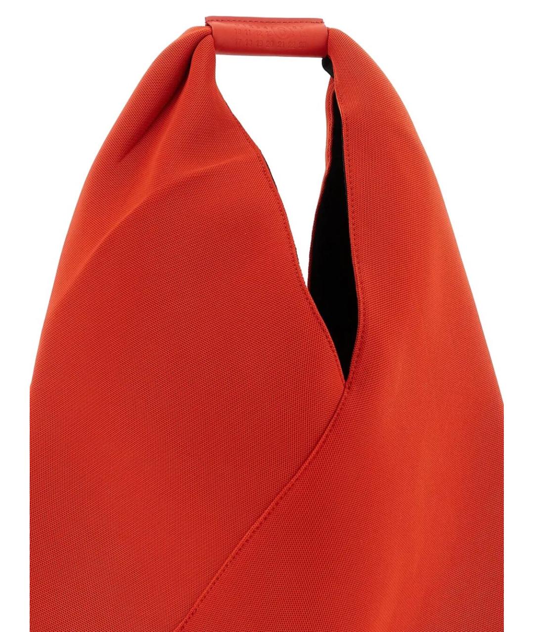 MM6 MAISON MARGIELA Красная тканевая сумка через плечо, фото 2