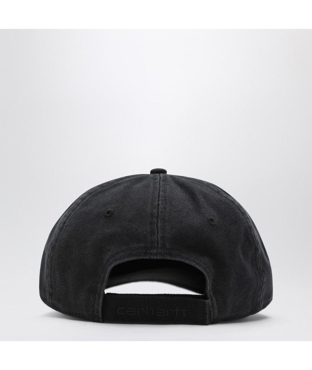 CARHARTT WIP Черная хлопковая кепка/бейсболка, фото 2