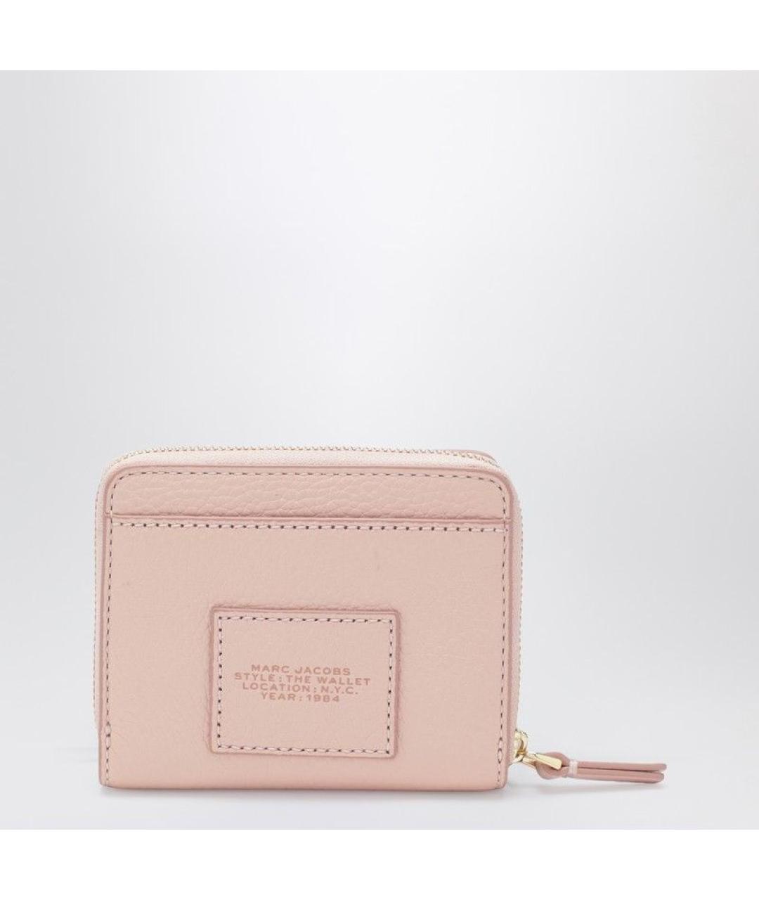 MARC JACOBS Розовый кожаный кошелек, фото 2