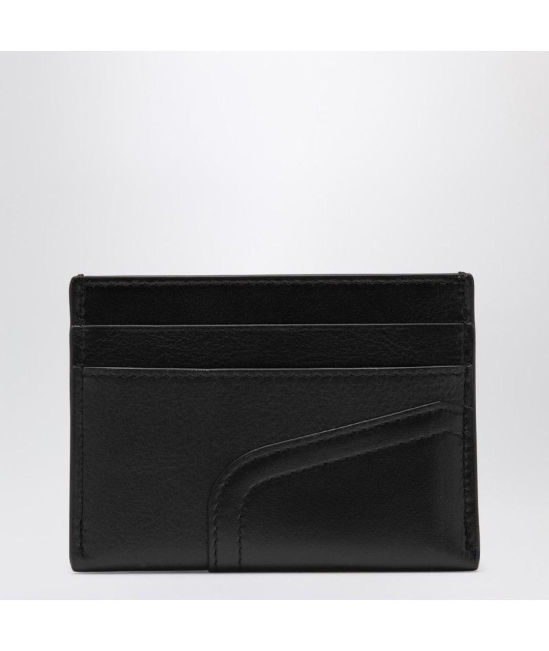 LOEWE Черный кожаный кардхолдер, фото 2