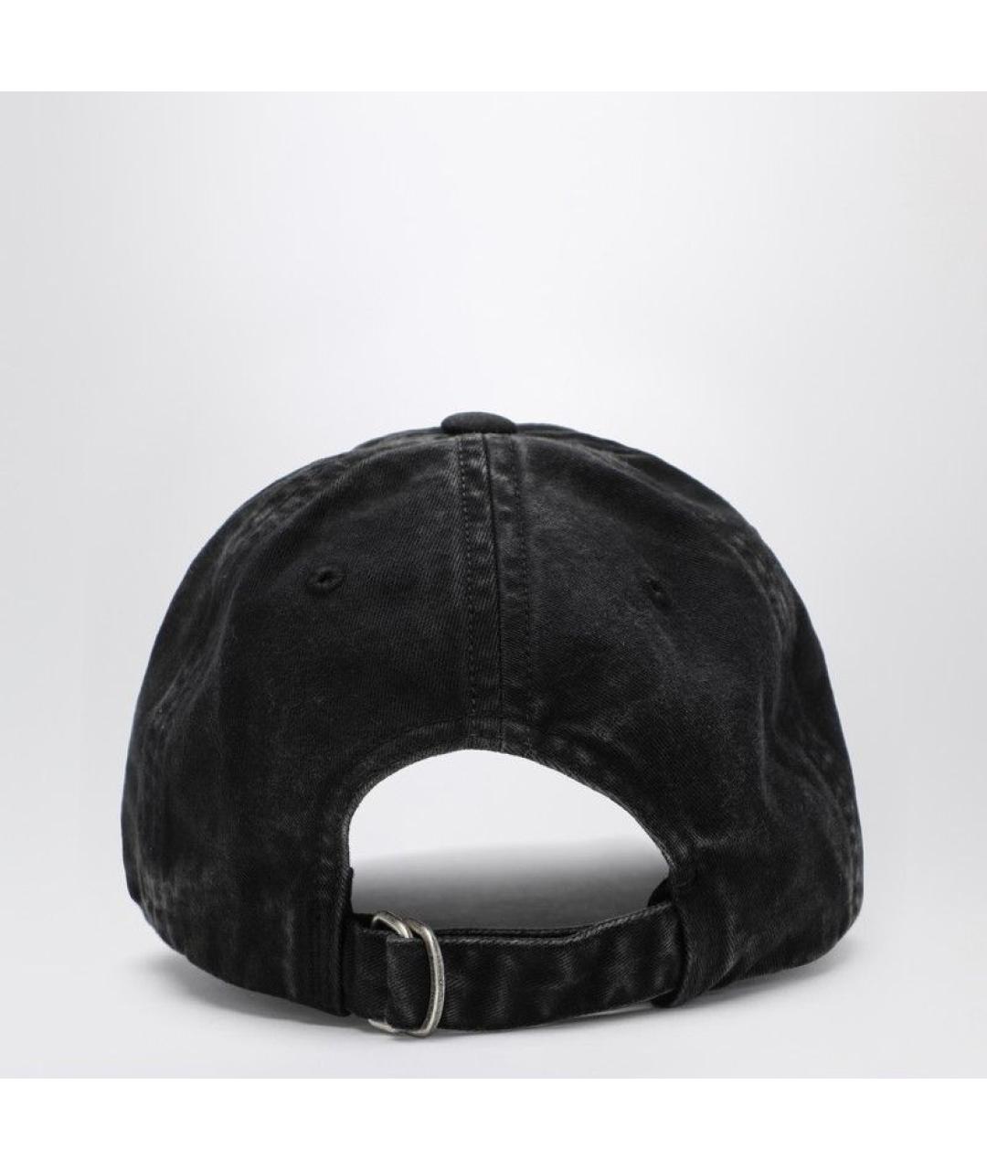 ACNE STUDIOS Черная хлопковая кепка/бейсболка, фото 2
