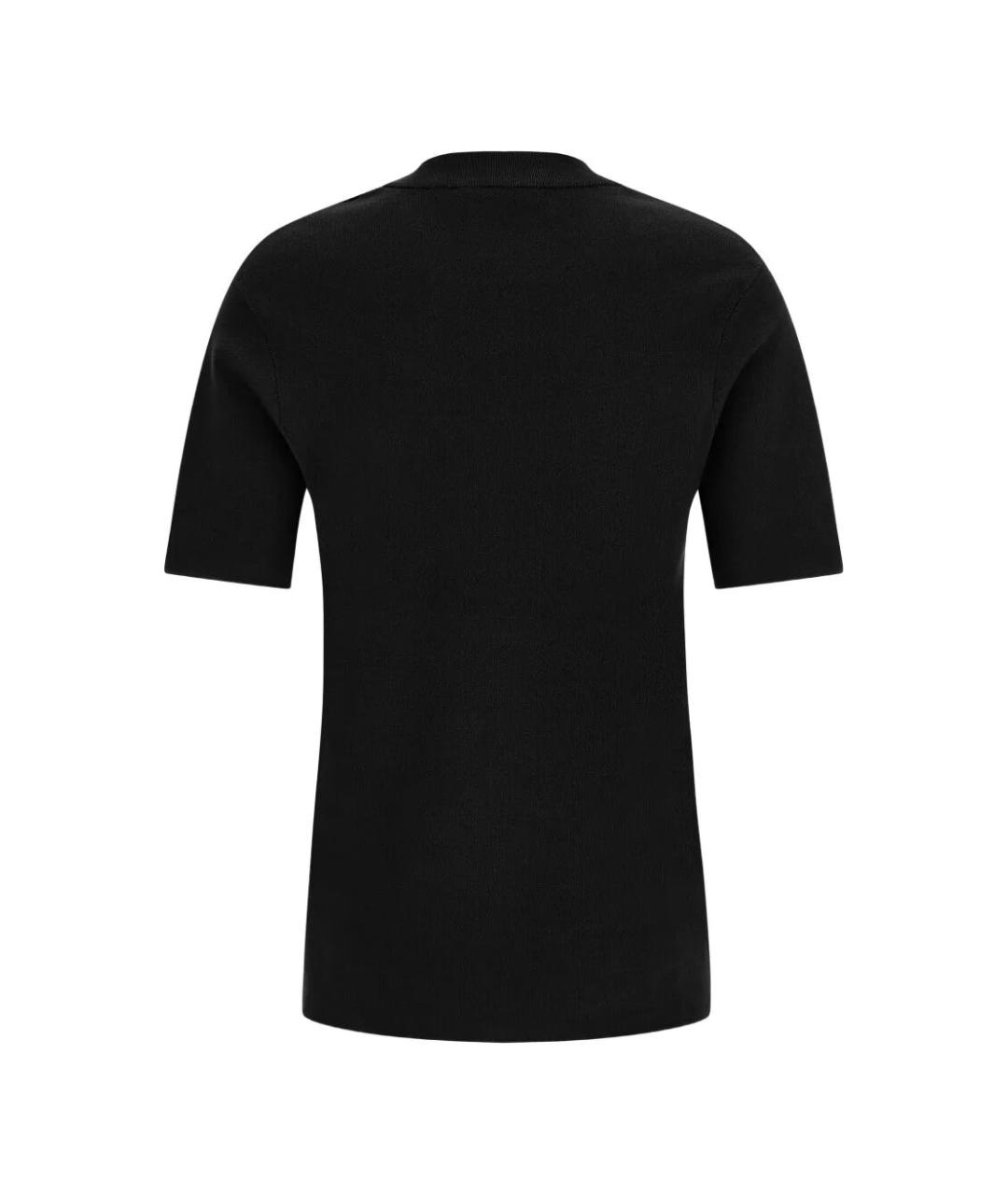 entire studios Черная хлопковая футболка, фото 3