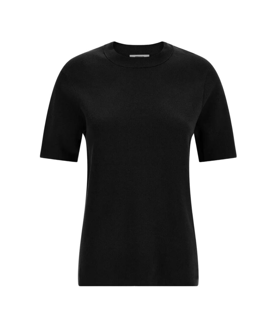 entire studios Черная хлопковая футболка, фото 1