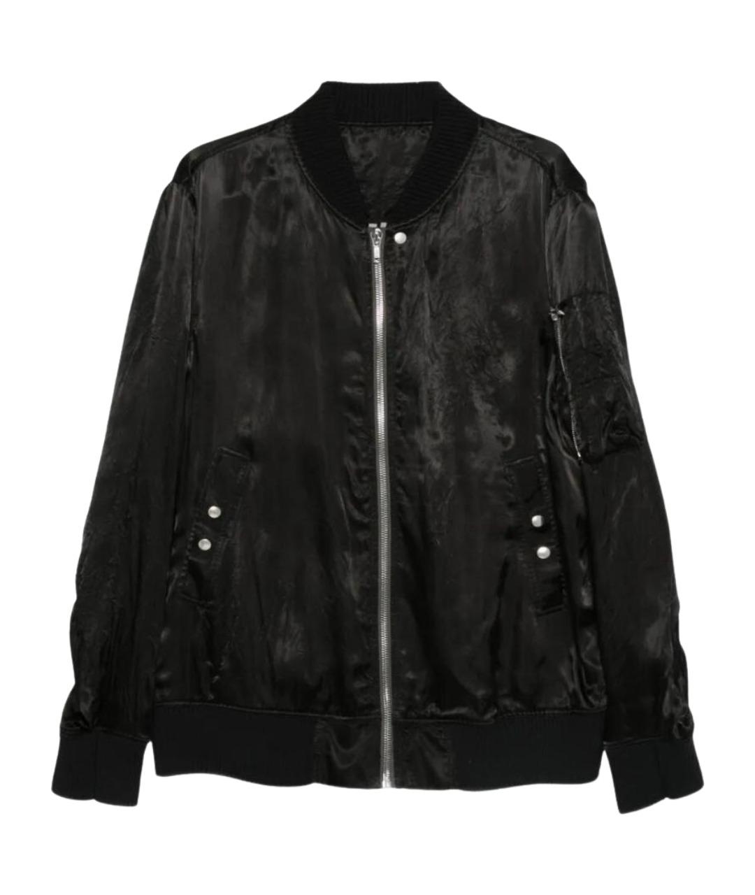 RICK OWENS Черная полиамидовая куртка, фото 1