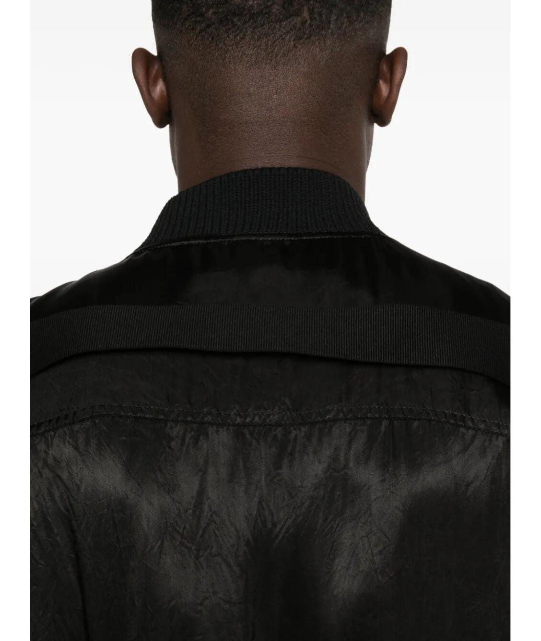 RICK OWENS Черная полиамидовая куртка, фото 2