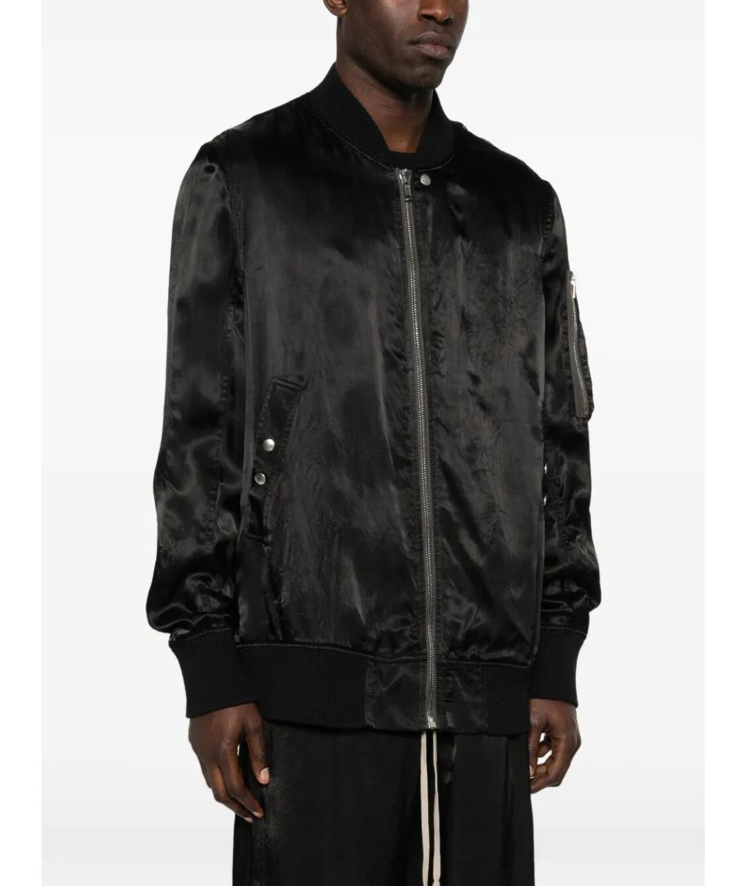 RICK OWENS Черная полиамидовая куртка, фото 3