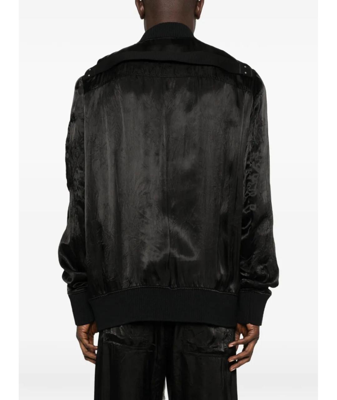 RICK OWENS Черная полиамидовая куртка, фото 5