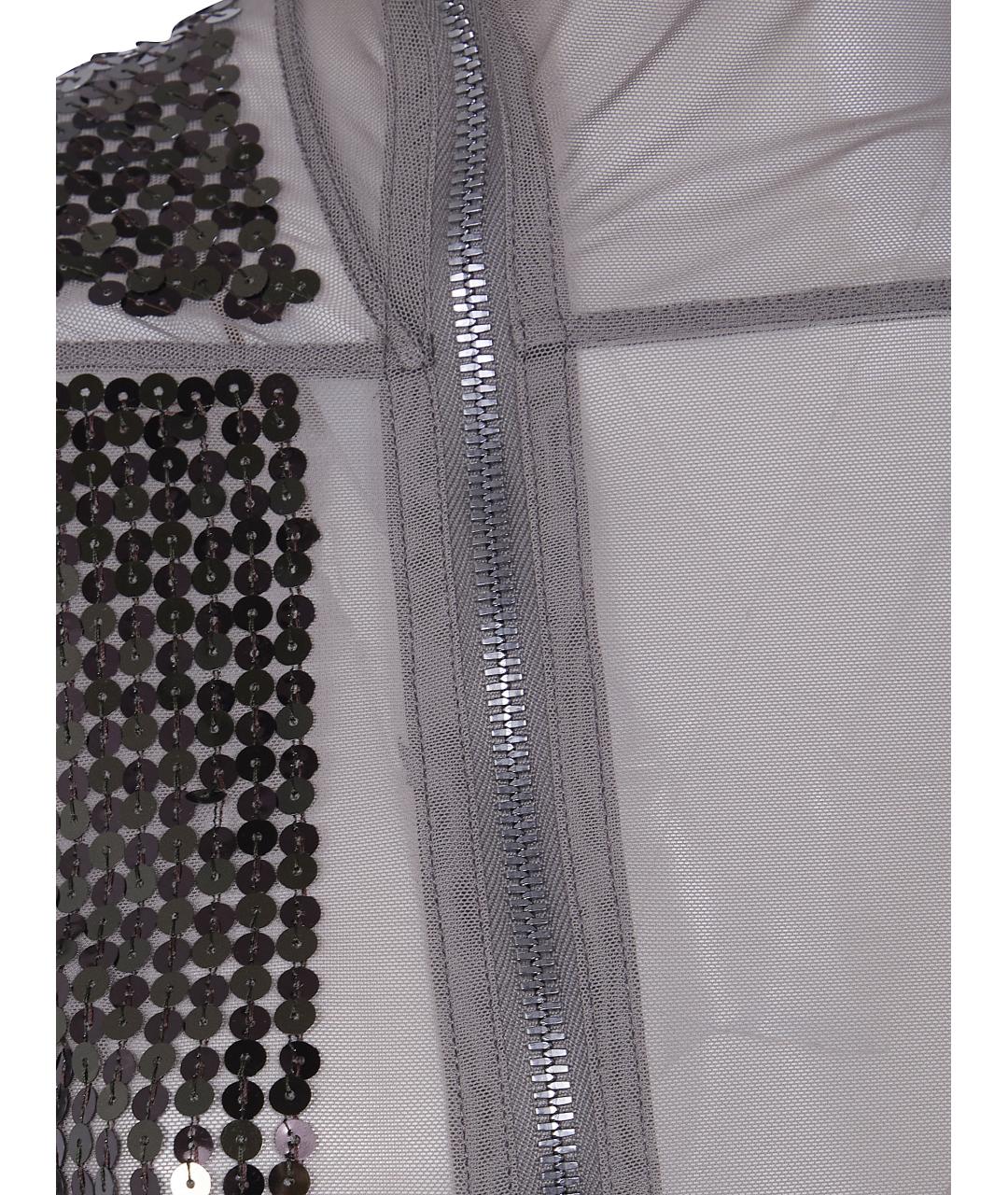 RICK OWENS Серая полиамидовая куртка, фото 3