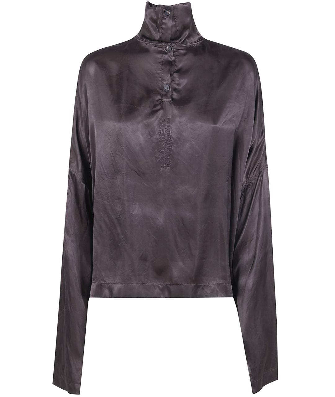 RICK OWENS Серая вискозная блузы, фото 1