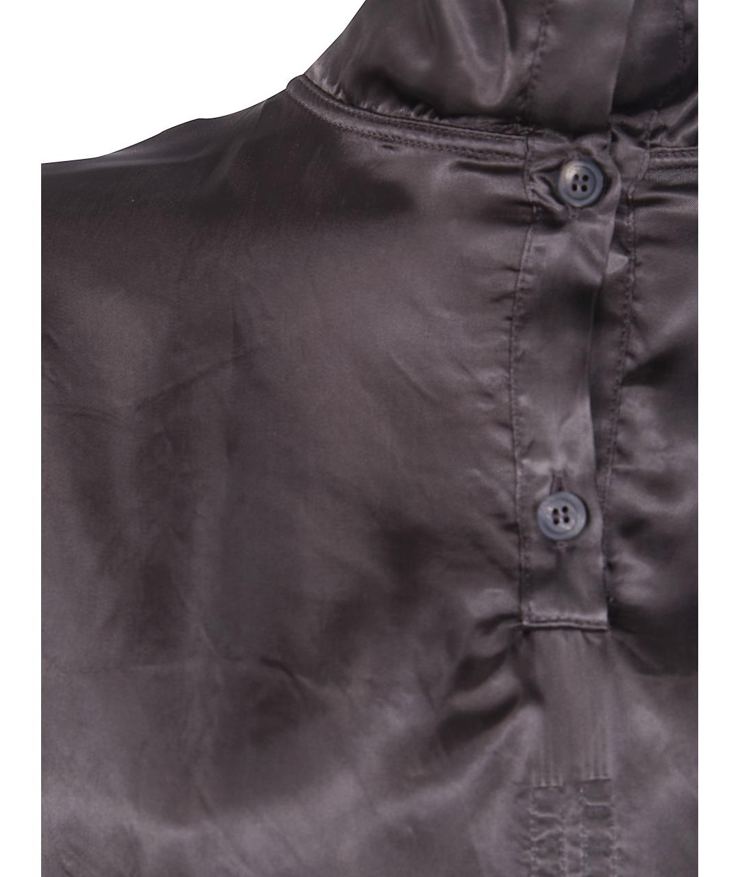 RICK OWENS Серая вискозная блузы, фото 3