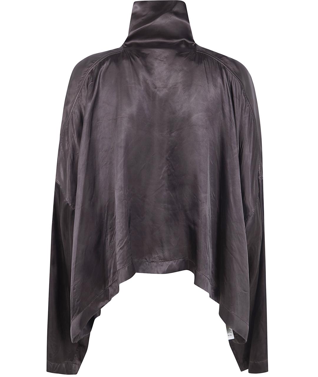 RICK OWENS Серая вискозная блузы, фото 2