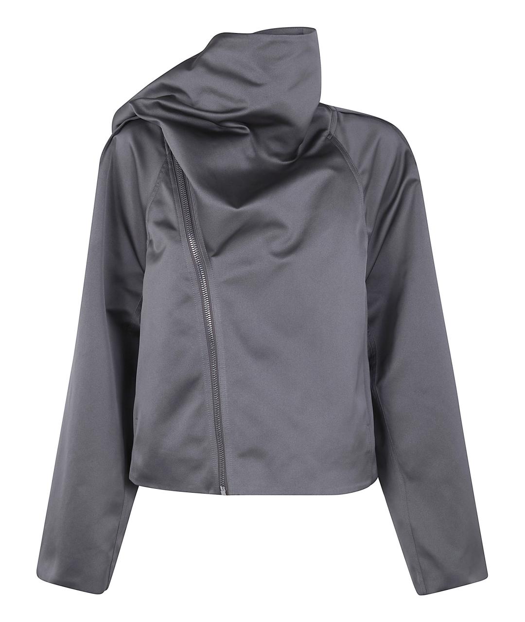 RICK OWENS Серая полиэстеровая куртка, фото 1