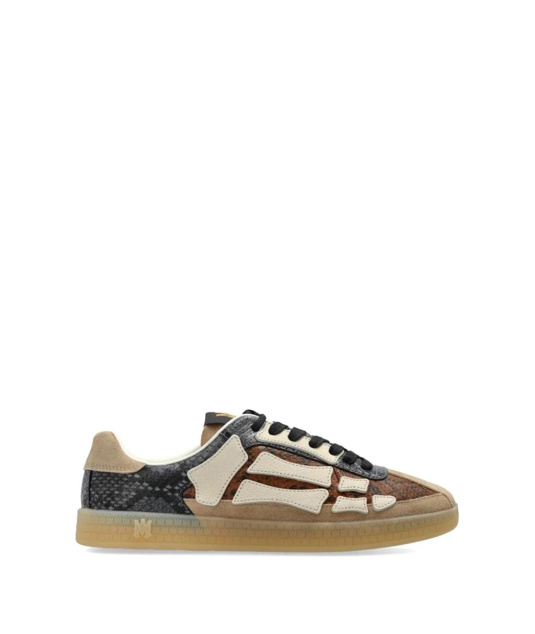 AMIRI Мульти кожаные низкие кроссовки / кеды, фото 1