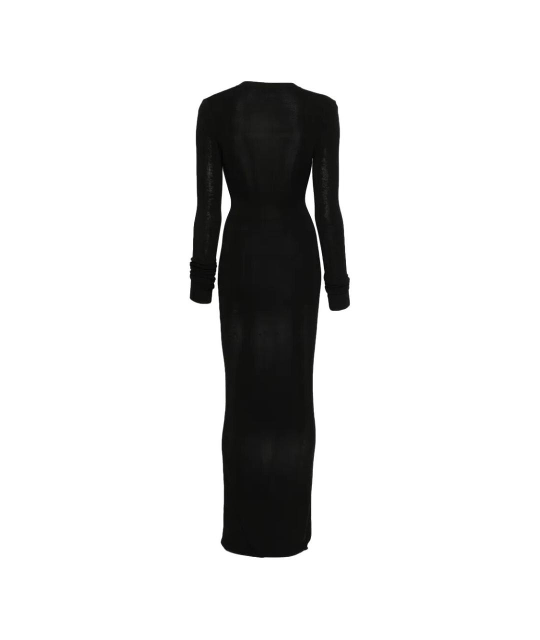 entire studios Черное вискозное коктейльное платье, фото 3