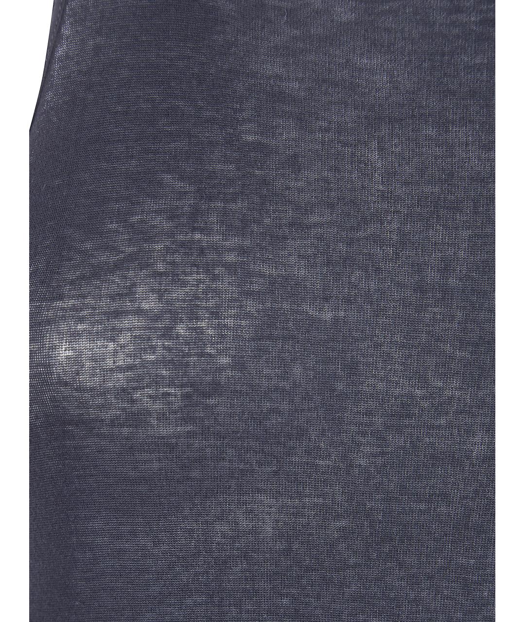 RICK OWENS Черная хлопковая майка, фото 3