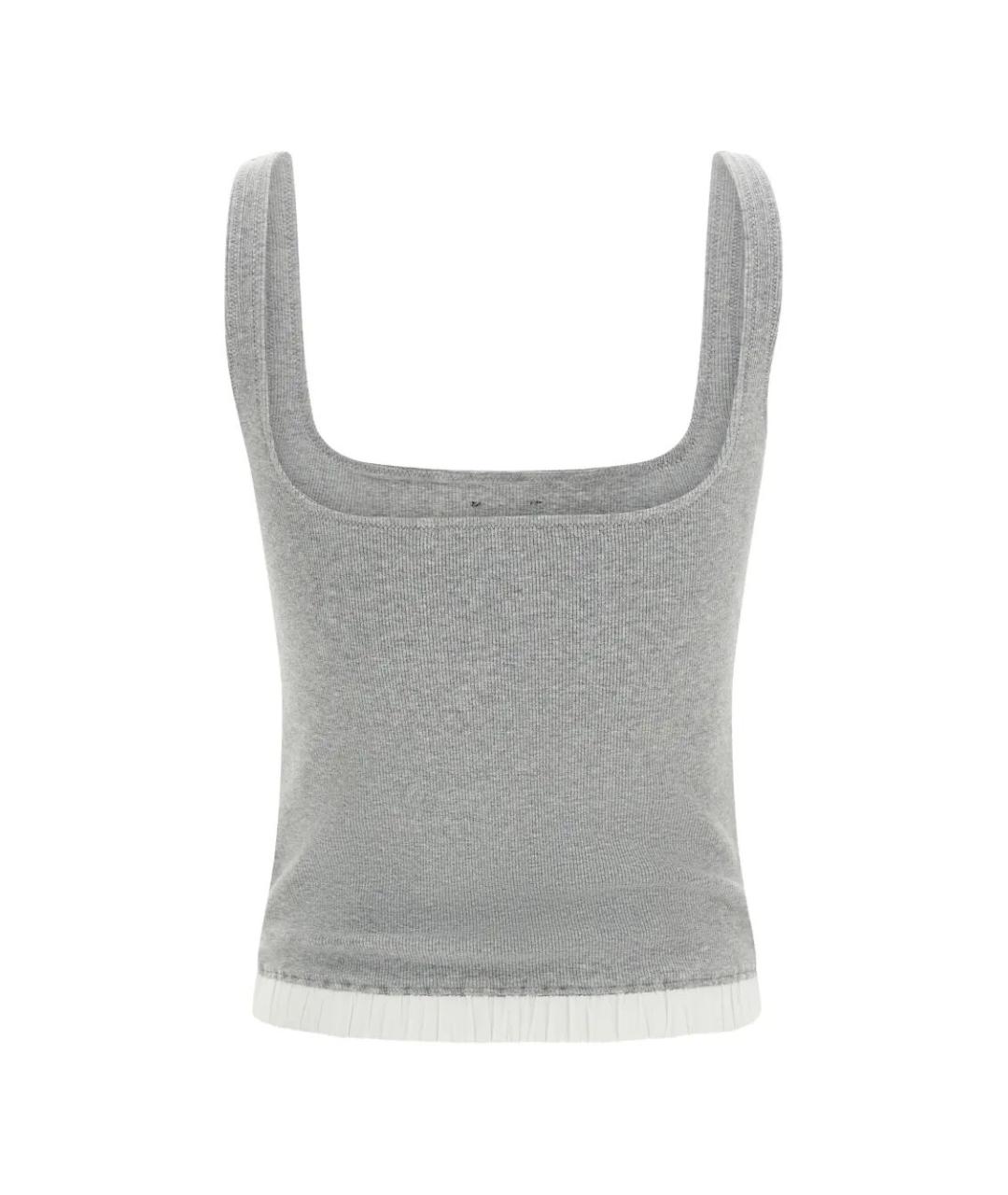 entire studios Серая хлопковая майка, фото 2