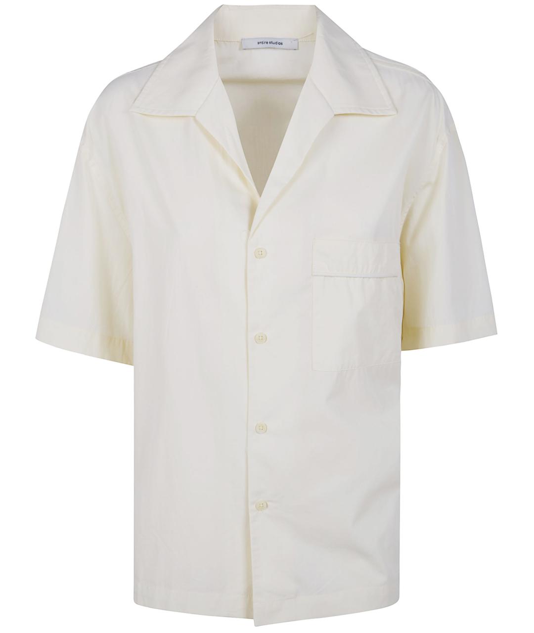 entire studios Белая хлопковая рубашка, фото 1