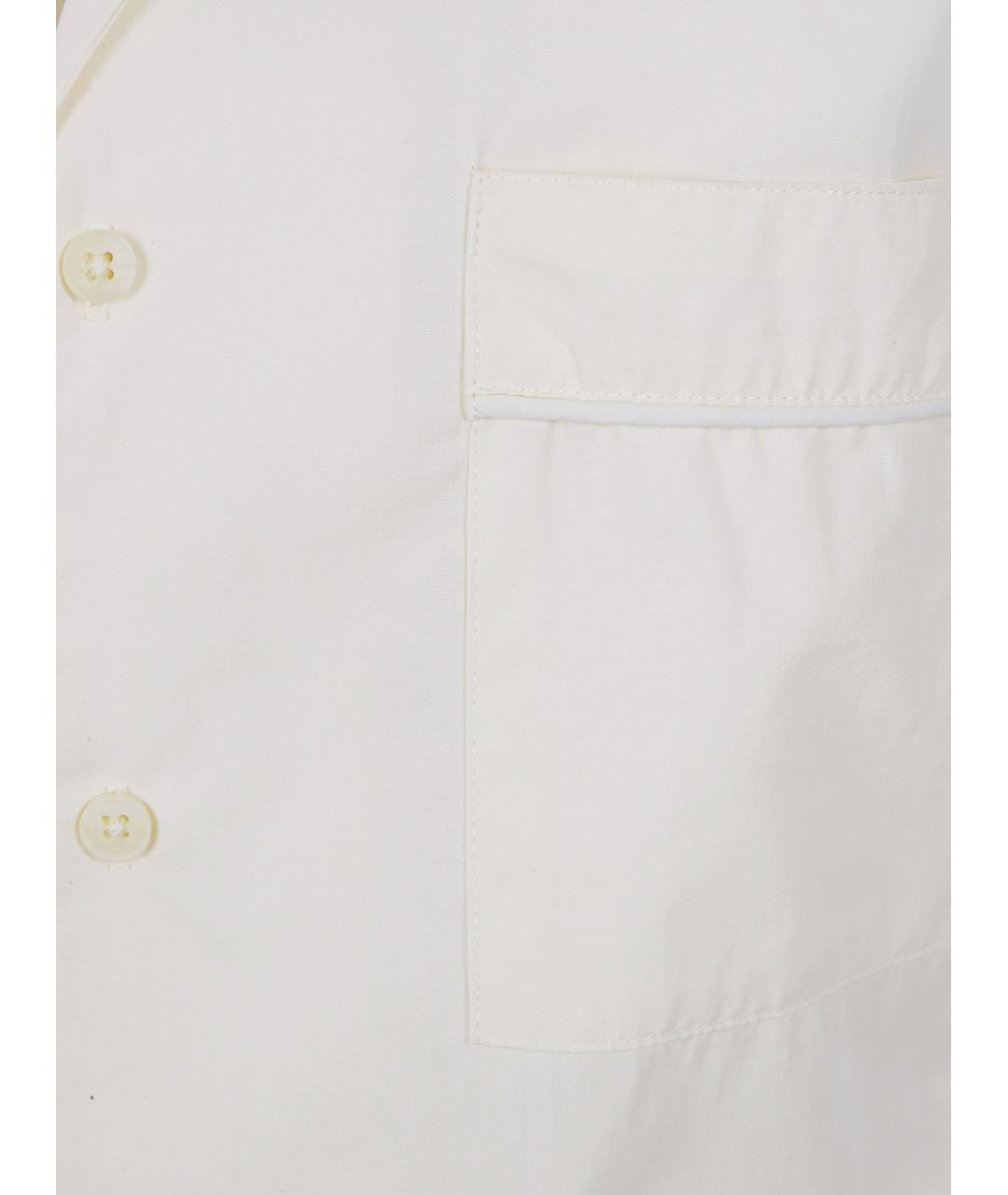 entire studios Белая хлопковая рубашка, фото 3