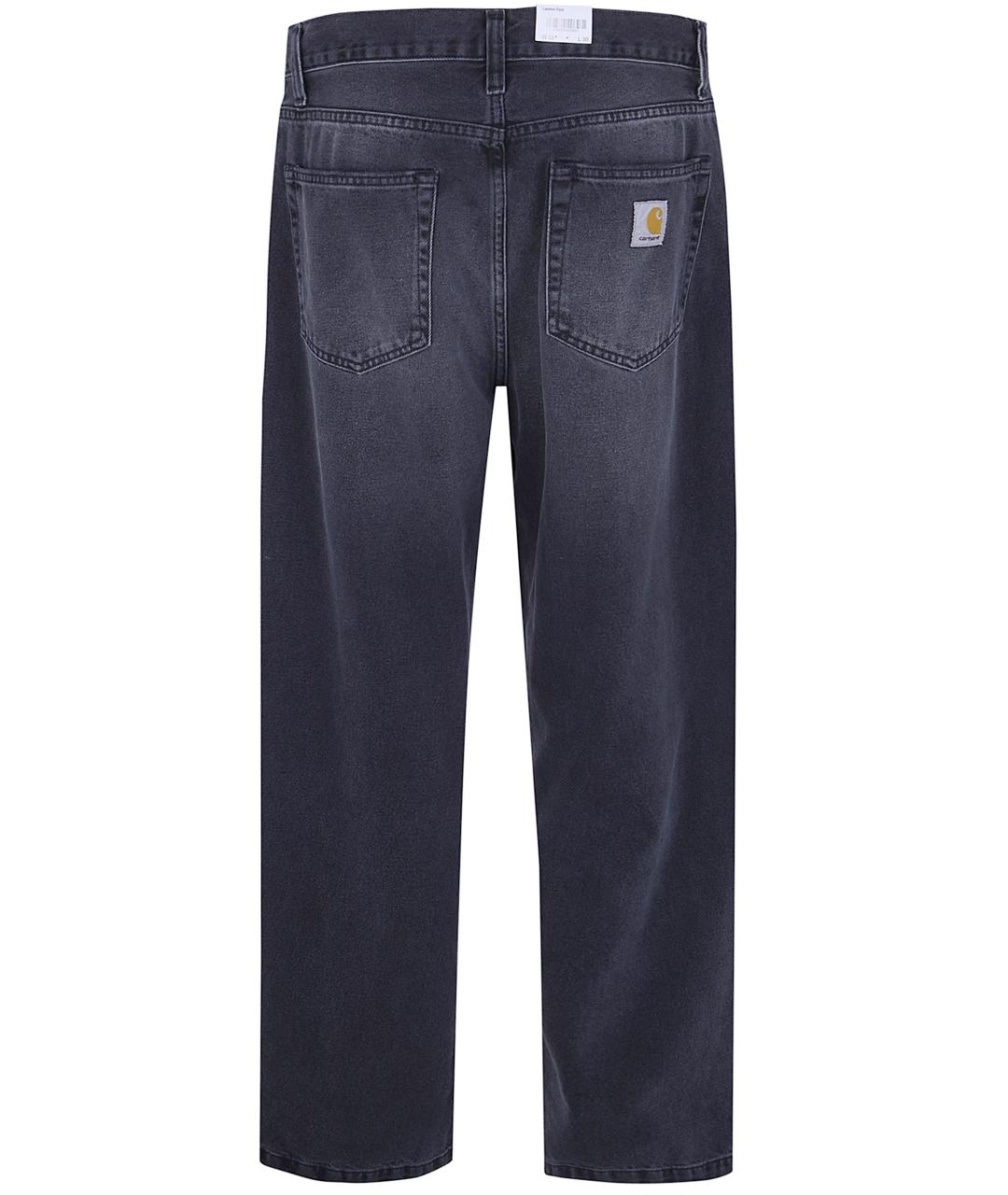 CARHARTT WIP Черные хлопковые прямые джинсы, фото 2