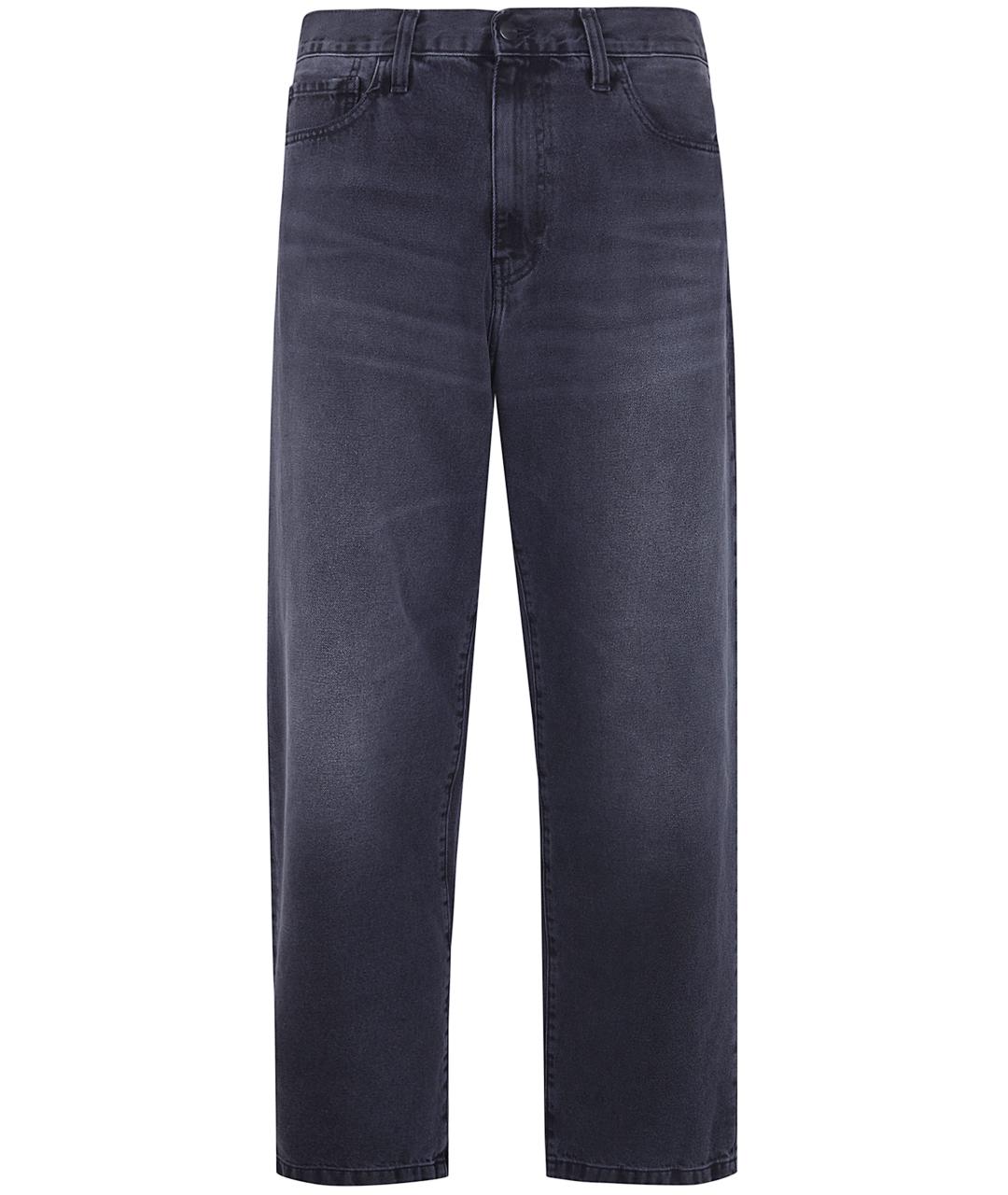 CARHARTT WIP Черные хлопковые прямые джинсы, фото 1