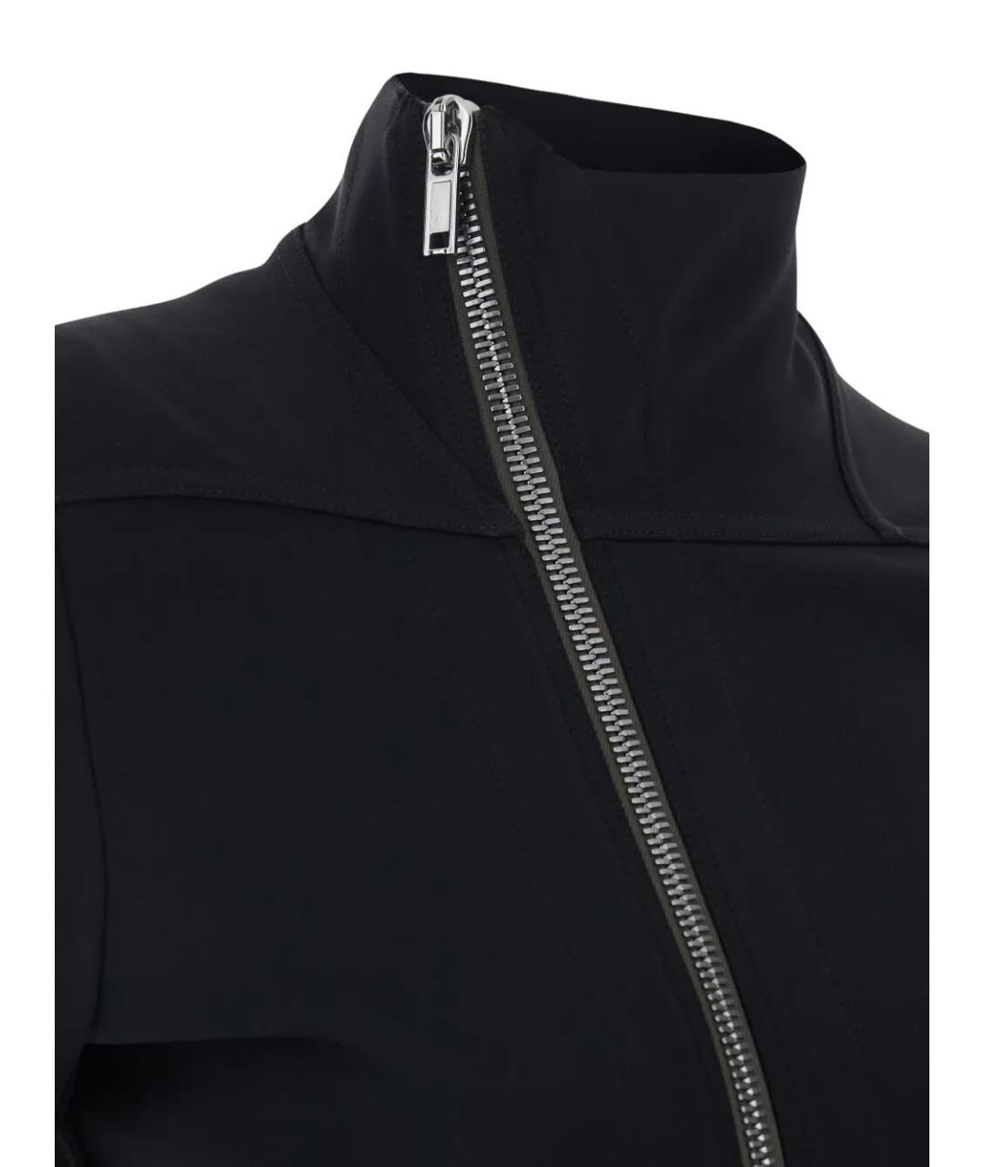 RICK OWENS Черная вискозная куртка, фото 3