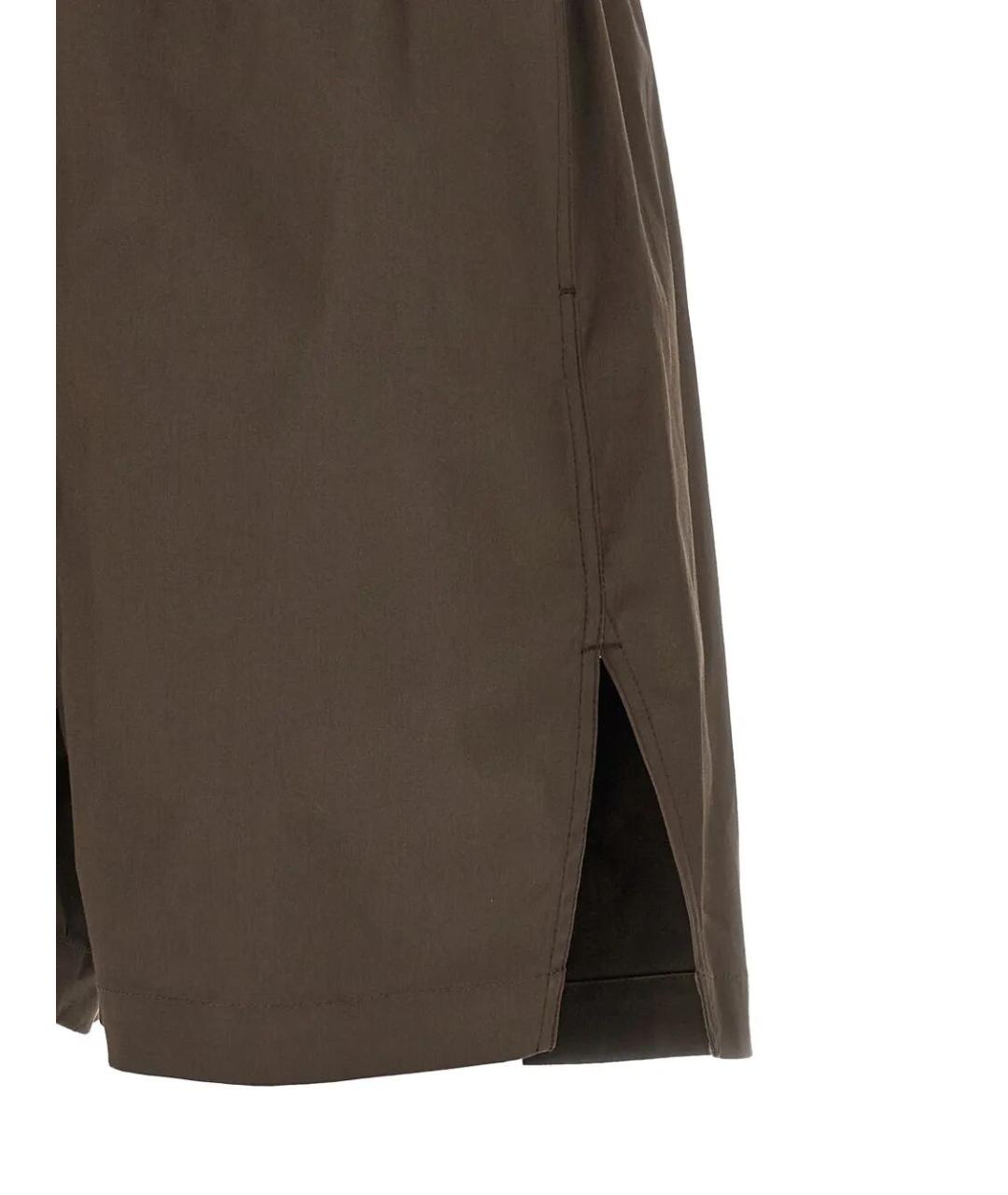 RICK OWENS Серые хлопковые шорты, фото 3