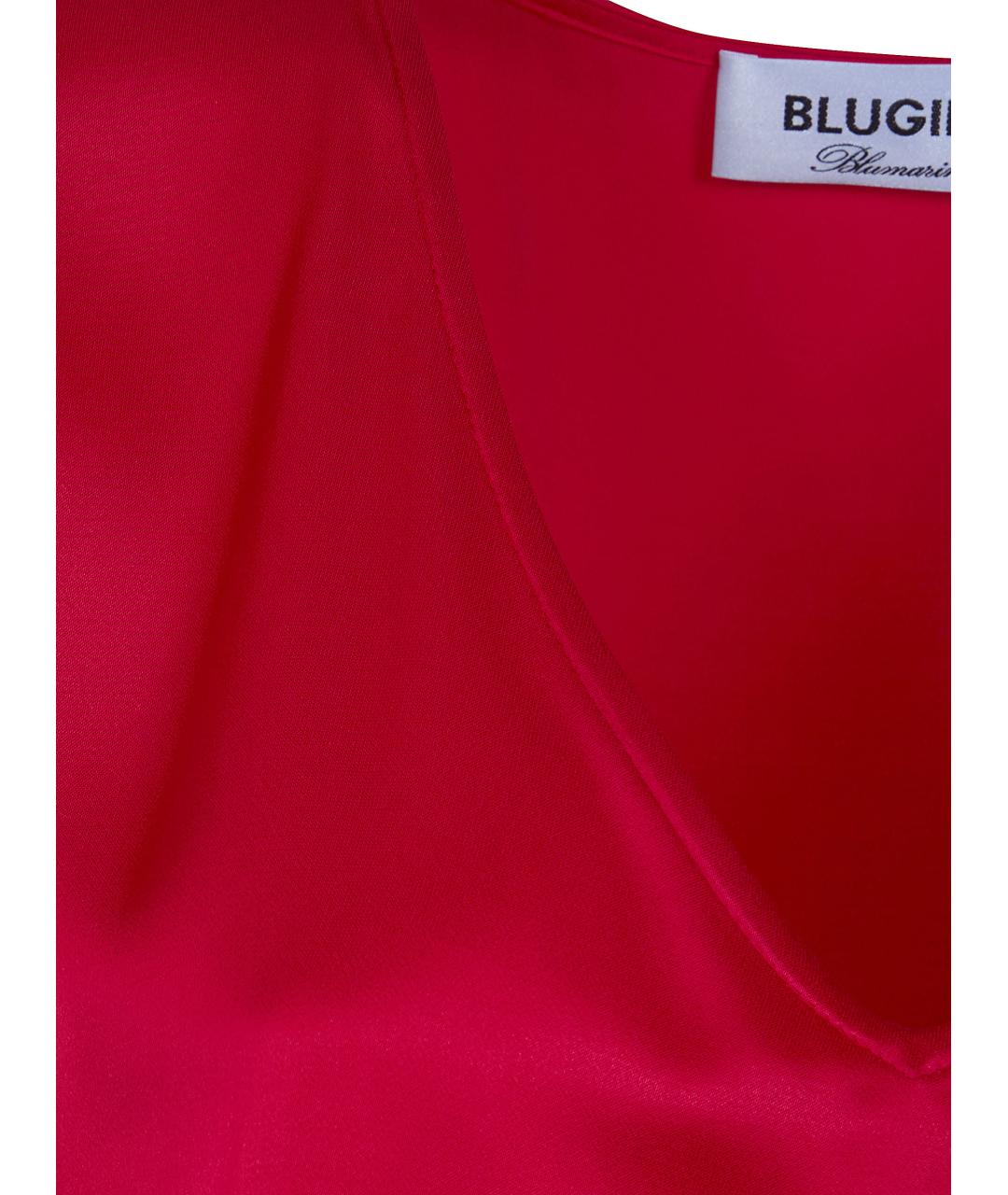 BLUGIRL Красная вискозная майка, фото 3