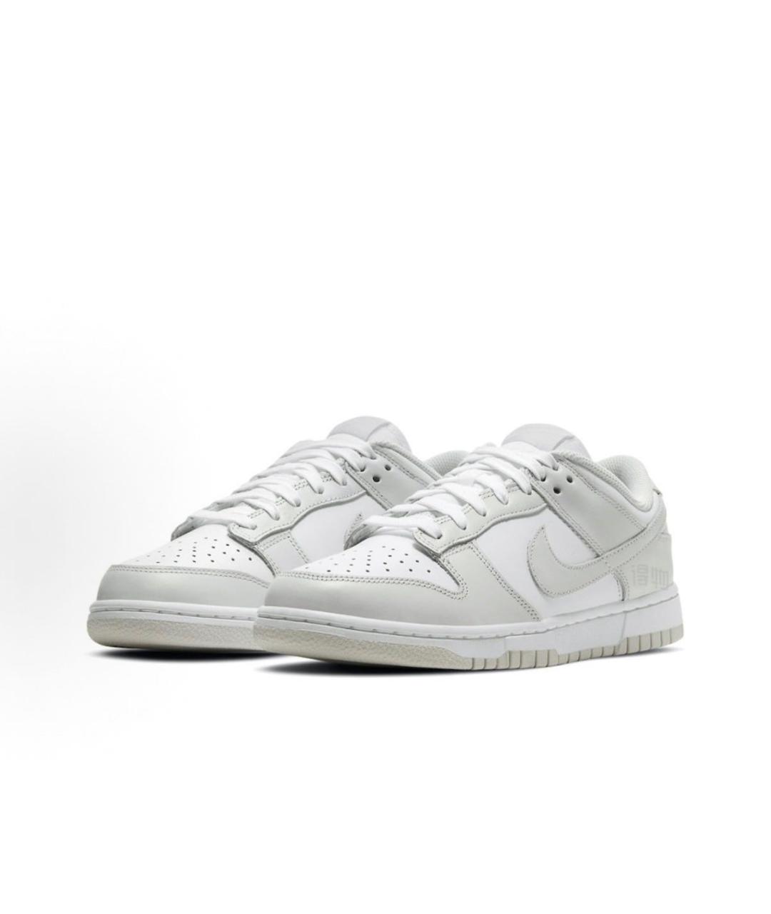 NIKE Серые кожаные кроссовки, фото 2