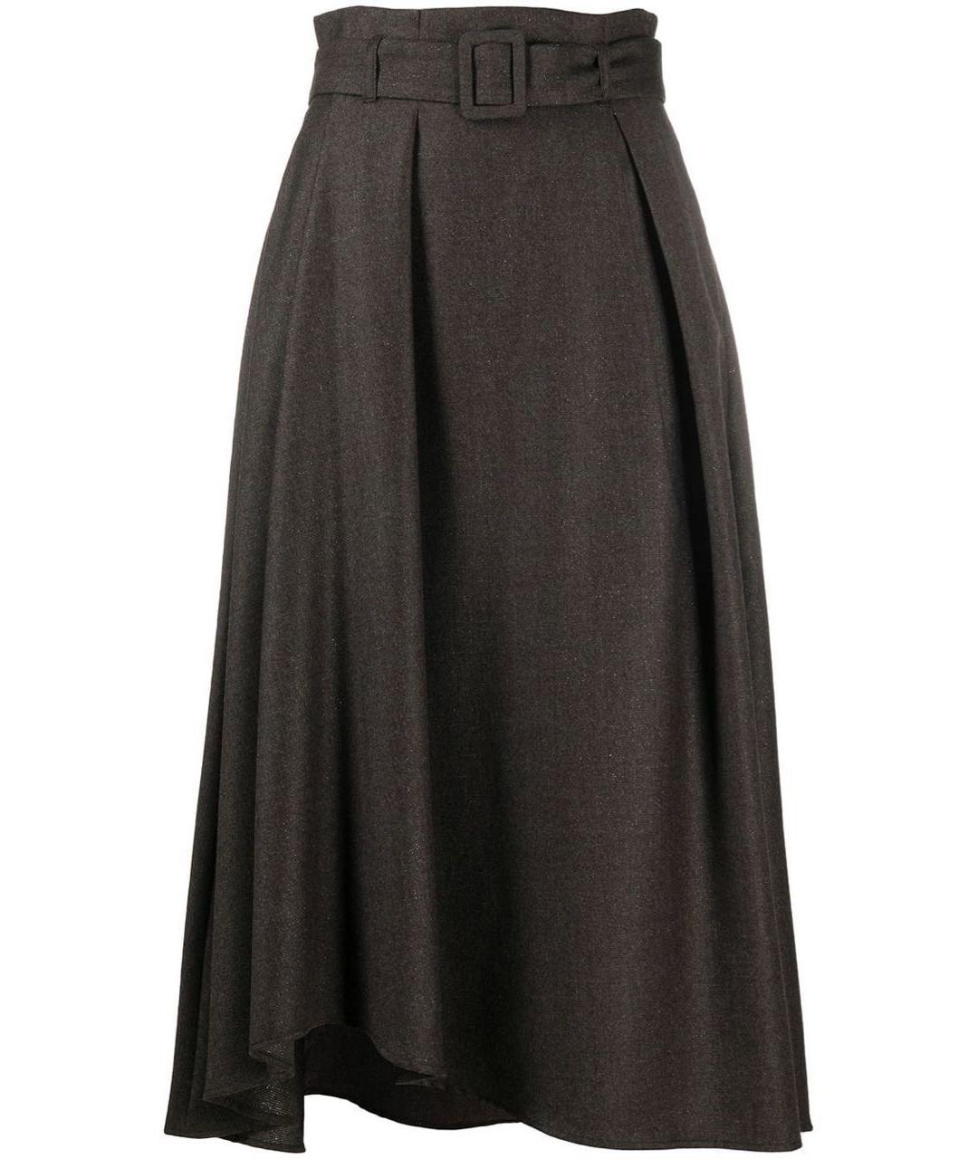 FABIANA FILIPPI Шерстяная юбка миди, фото 2