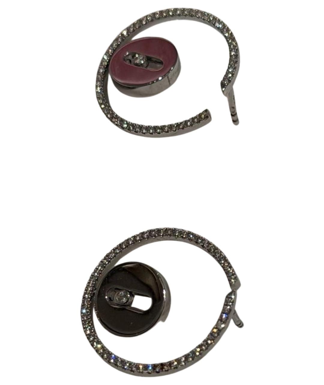 MESSIKA Серебряные серьги из белого золота, фото 1