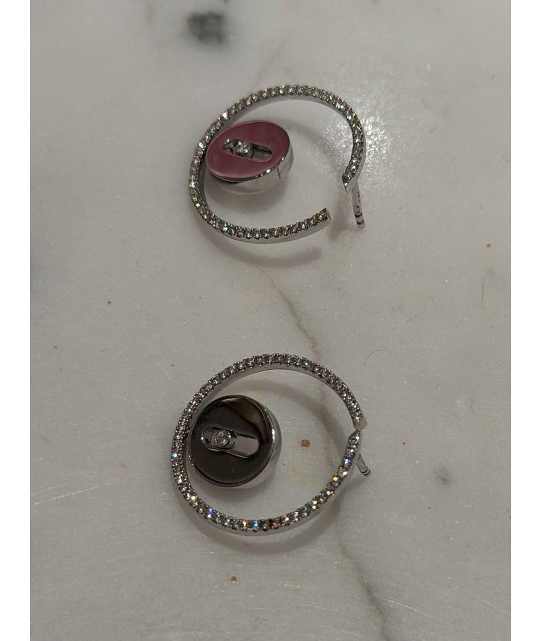 MESSIKA Серебряные серьги из белого золота, фото 4