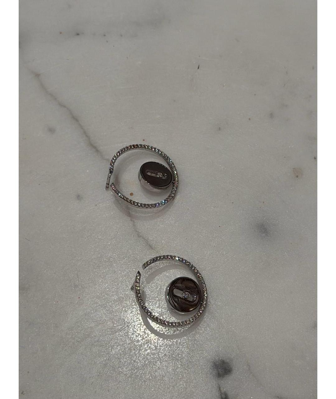 MESSIKA Серебряные серьги из белого золота, фото 2