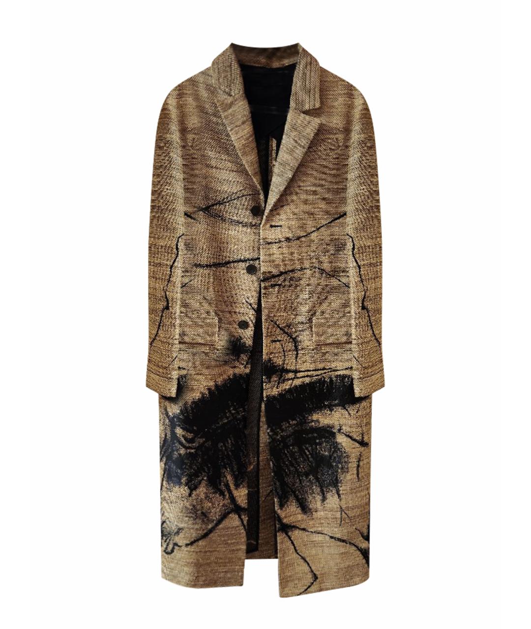 CHRISTIAN DIOR Бежевый шелковый тренч/плащ, фото 1