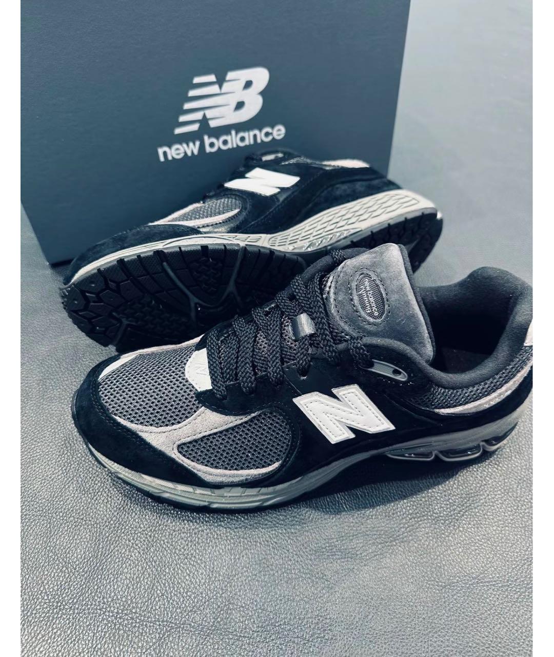 NEW BALANCE Черные замшевые низкие кроссовки / кеды, фото 5