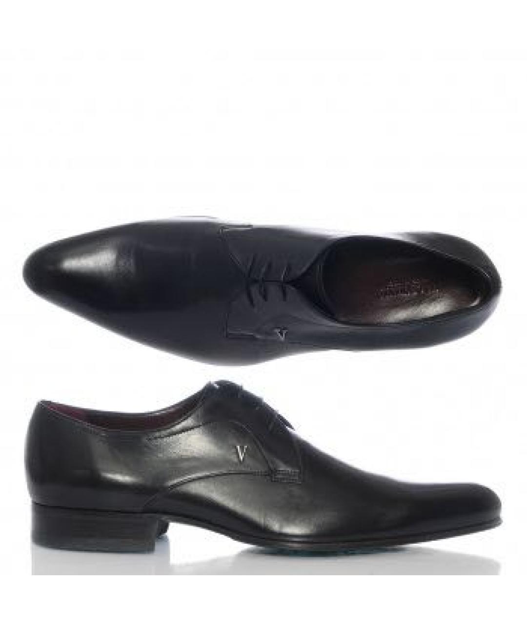 VALENTINO Черные кожаные туфли, фото 4