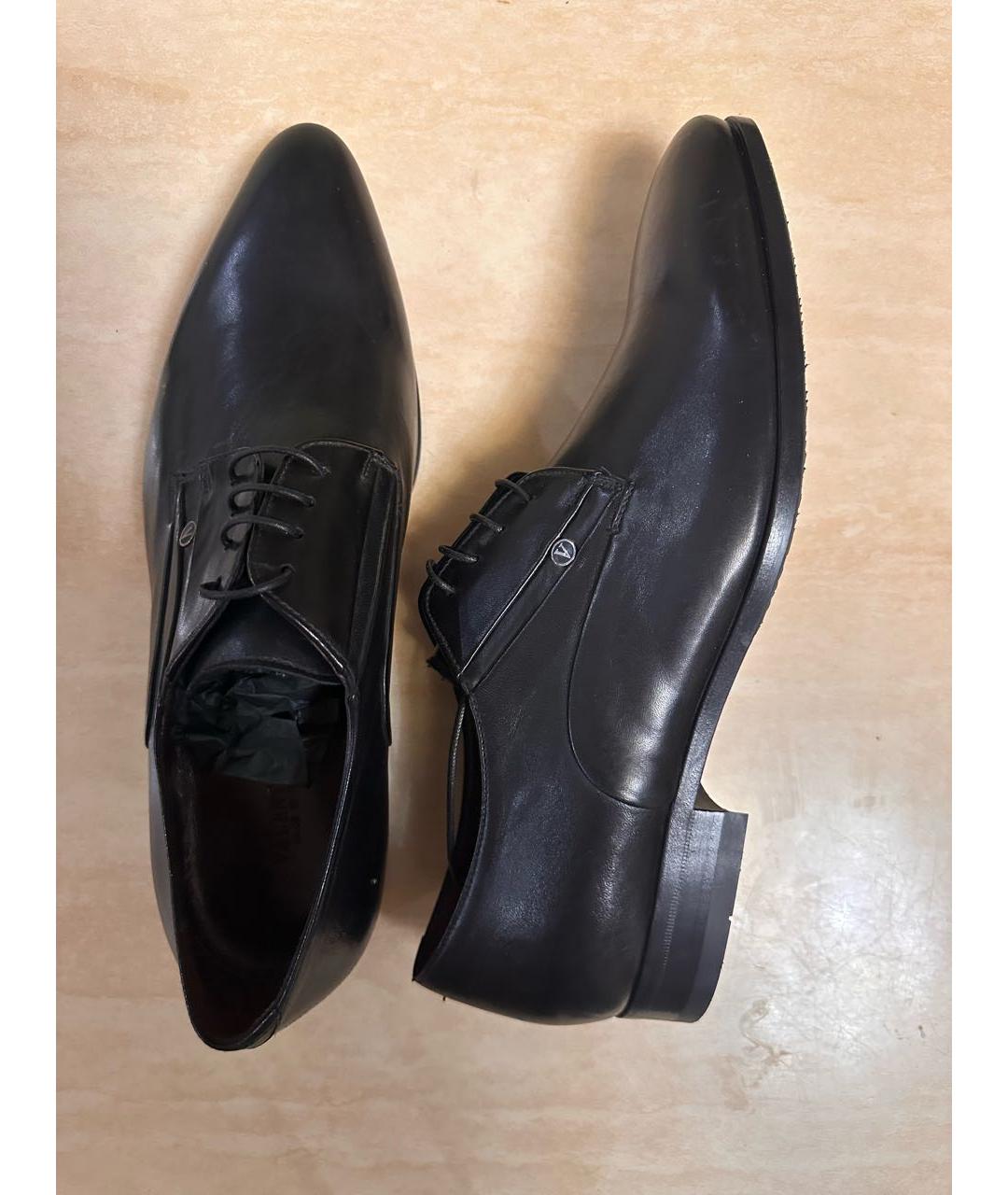 VALENTINO Черные кожаные туфли, фото 2