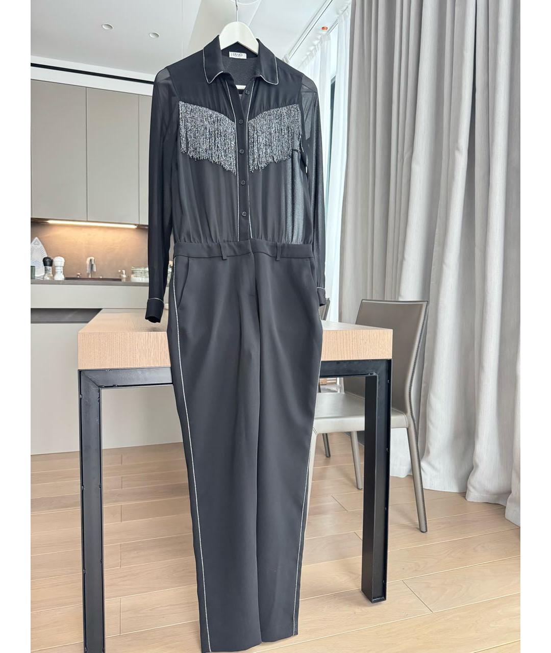 LIU JO Черный полиэстеровый комбинезон, фото 7