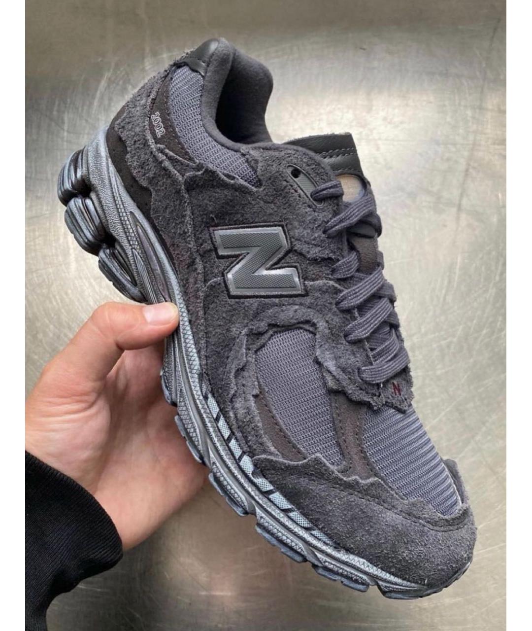 NEW BALANCE Черные замшевые кроссовки, фото 2